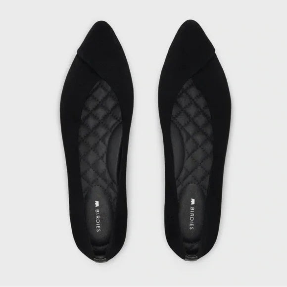 Birdie’s Black Suede Goldfinch Flat - Picture 2 of 13